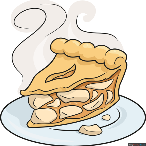 How to Draw an Apple Pie Featured Image