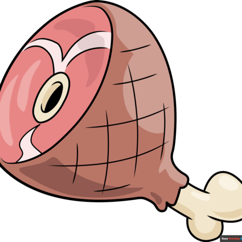 How to Draw a Cartoon Ham Featured Image