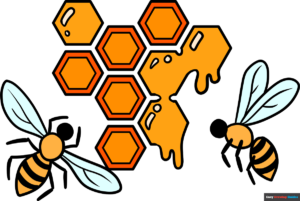 How to Draw a Honeycomb Featured Image