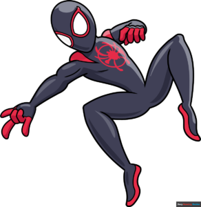 How to Draw Miles Morales Spider-Man Featured Image