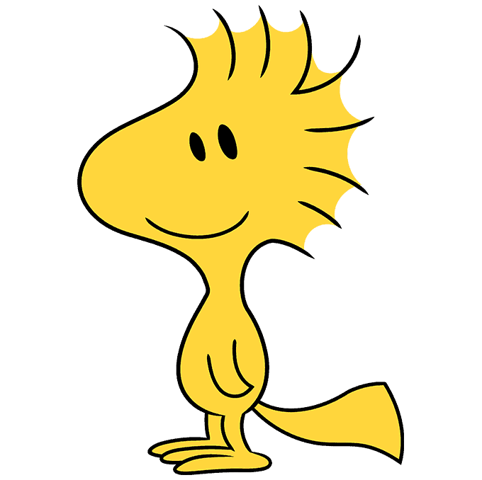 How to Draw how to draw Woodstock from Peanuts Really Easy Drawing