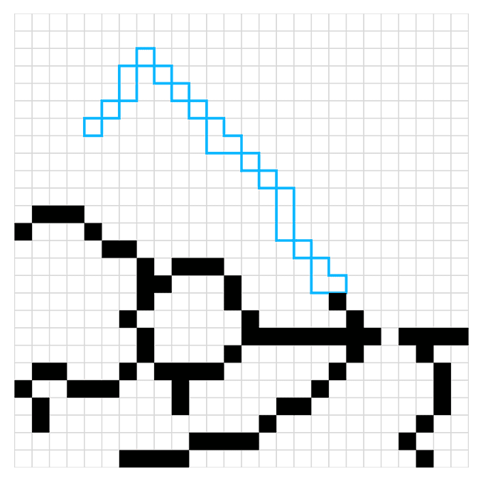 How to Draw a Mountain Pixel Art Really Easy Drawing Tutorial