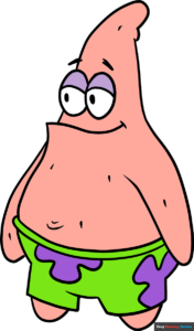 How to Draw Patrick Star from Spongebob Squarepants Featured Image