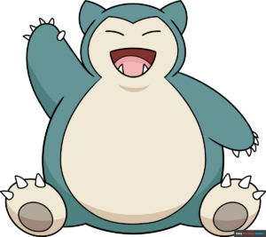 how to draw snorlax pokemon featured image