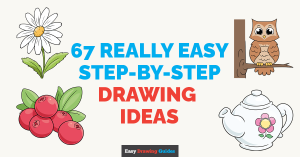67 Really Easy Step-by-Step Drawing Tutorials Featured Image
