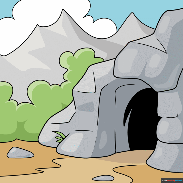How to Draw a Cave Featured Image
