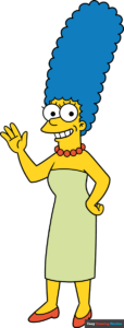 how to draw marge simpson featured image