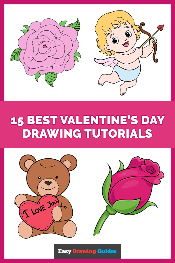 15 Easy Valentines Day Drawing Tutorials Easy Drawing Guides