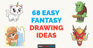 68 Easy Fantasy Drawing Tutorials Featured Image