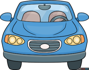 how to draw a car front view featured image