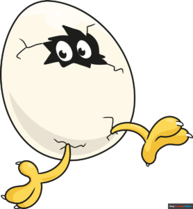 how to draw a cartoon egg featured image