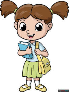 how to draw a schoolgirl featured image
