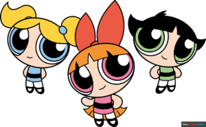 how to draw the powerpuff girls featured image