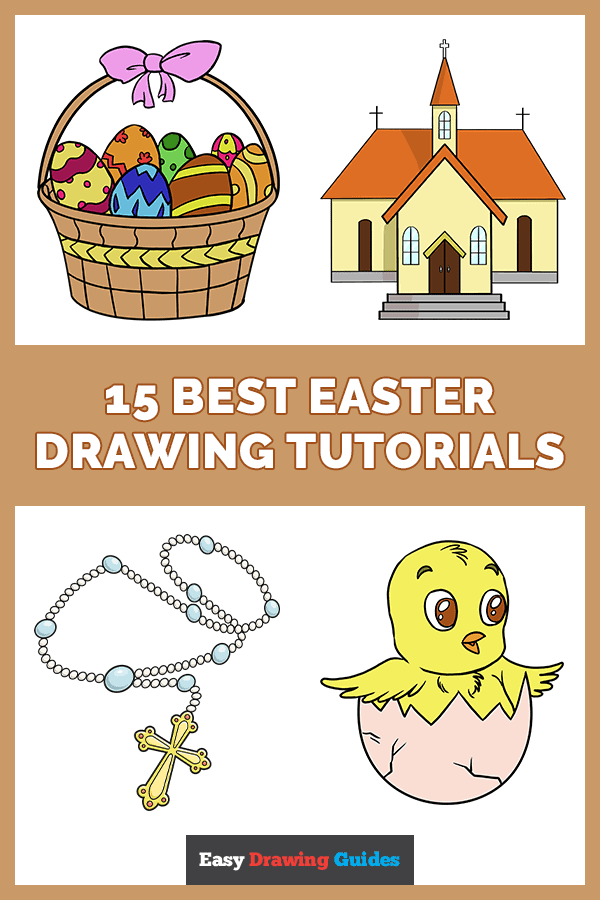 15 Easy Easter Step by Step Drawing Tutorials Easy Drawing Guides