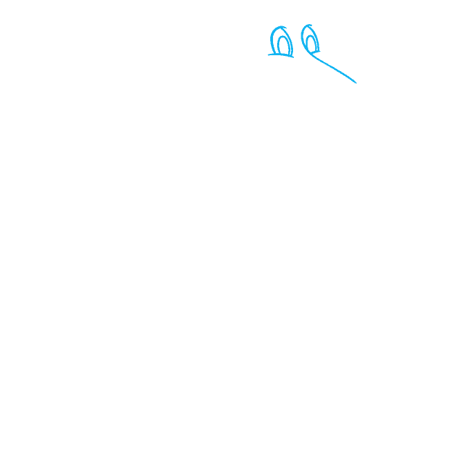Cartoon Dog step-by-step drawing tutorial: step 01