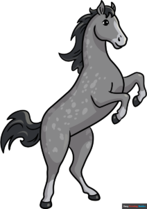 How to Draw a Horse Rearing Featured Image