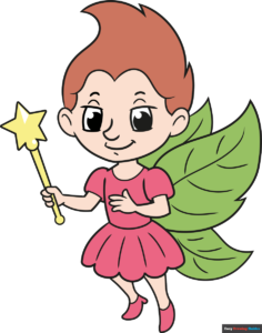 How to Draw an Easy Cartoon Fairy Featured Image