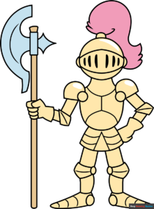 How to Draw a Cartoon Knight Featured Image