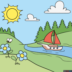 How to Draw a Landscape Featured Image