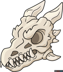 How to Draw a Dragon Skull Featured Image