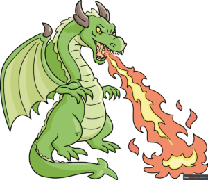 How to Draw a Fire Breathing Dragon Featured Image