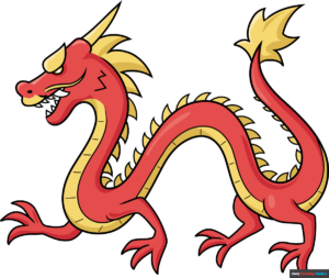 how to Draw an Easy Chinese Dragon Featured Image