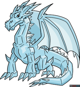 How to Draw an Ice Dragon Featured Image