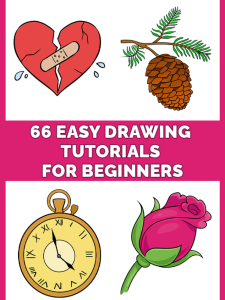 66 Easy Drawing Ideas for Beginners Pinterest Image
