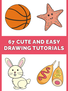 67 Cute, Easy Things to Draw Pinterest Image