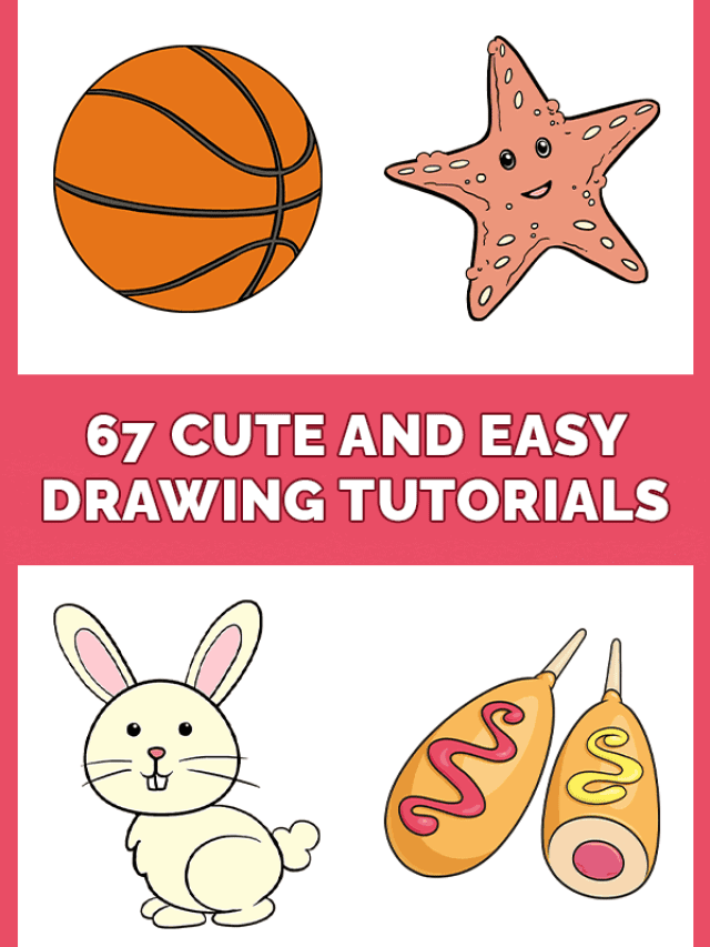 67 Cute, Easy Things to Draw Pinterest Image