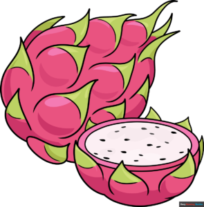 How to Draw Dragon Fruit Featured Image