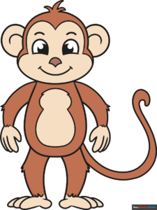 How to Draw an Easy Monkey Featured Image