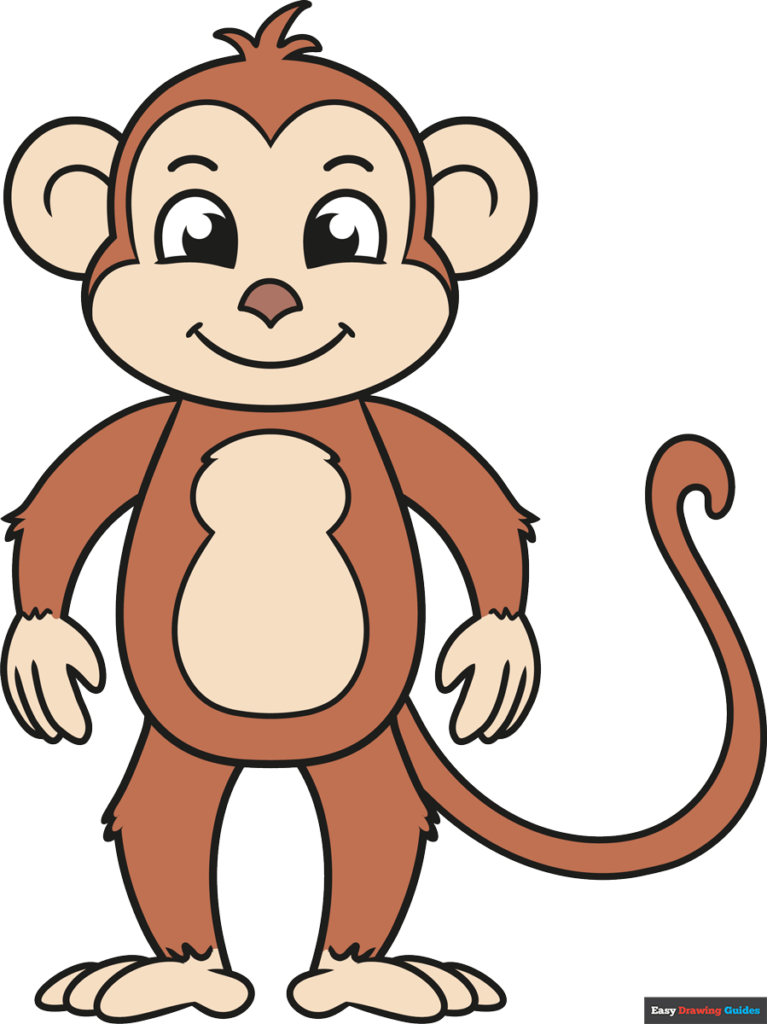 Monkey Cartoon Drawing Monkey Cartoon Drawing