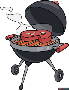 how to draw a barbeque grill featured image