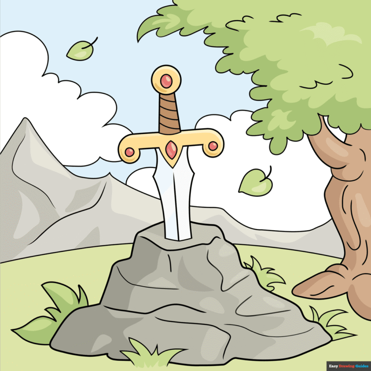 How to Draw a Sword in Stone Featured Image