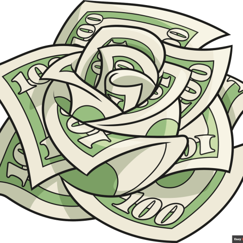 How to Draw a Money Rose Featured Image