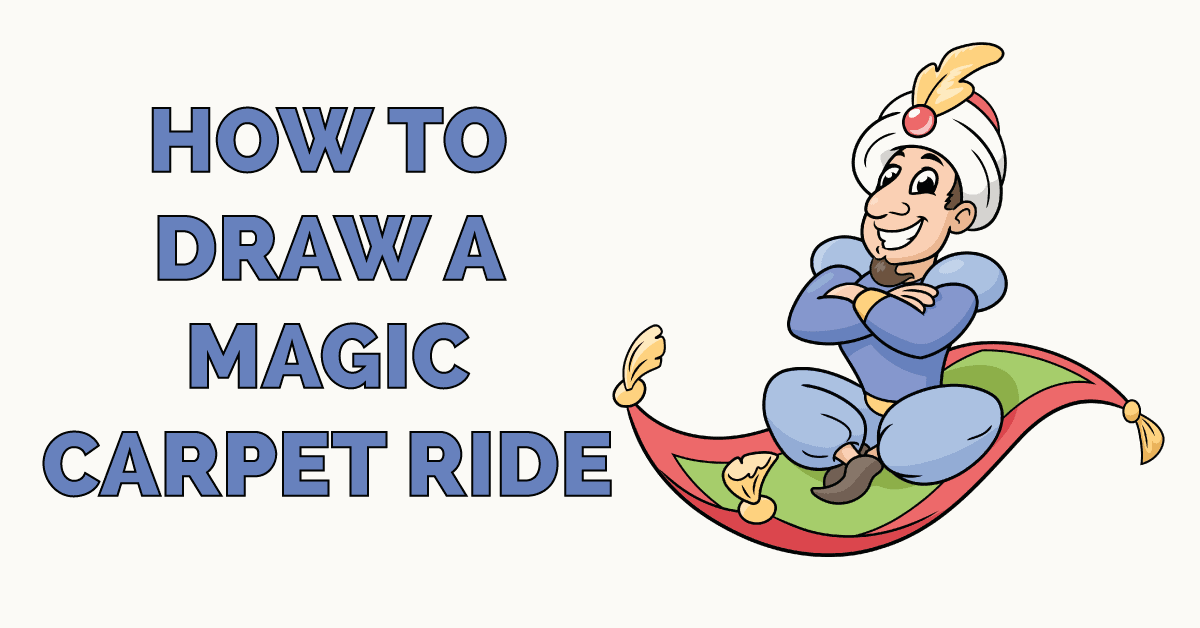 How to Draw a Magic Carpet Ride - Really Easy Drawing Tutorial