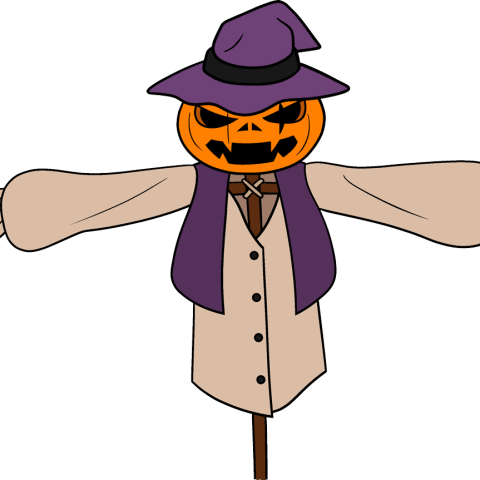 how to draw a scary scarecrow featured image