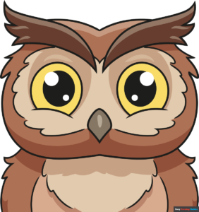 How to Draw an Owl Face Featured Image
