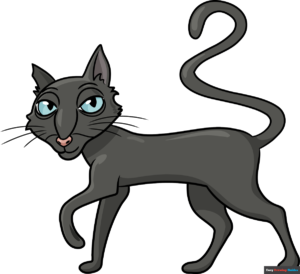 How to Draw the Cat from Coraline Featured Image