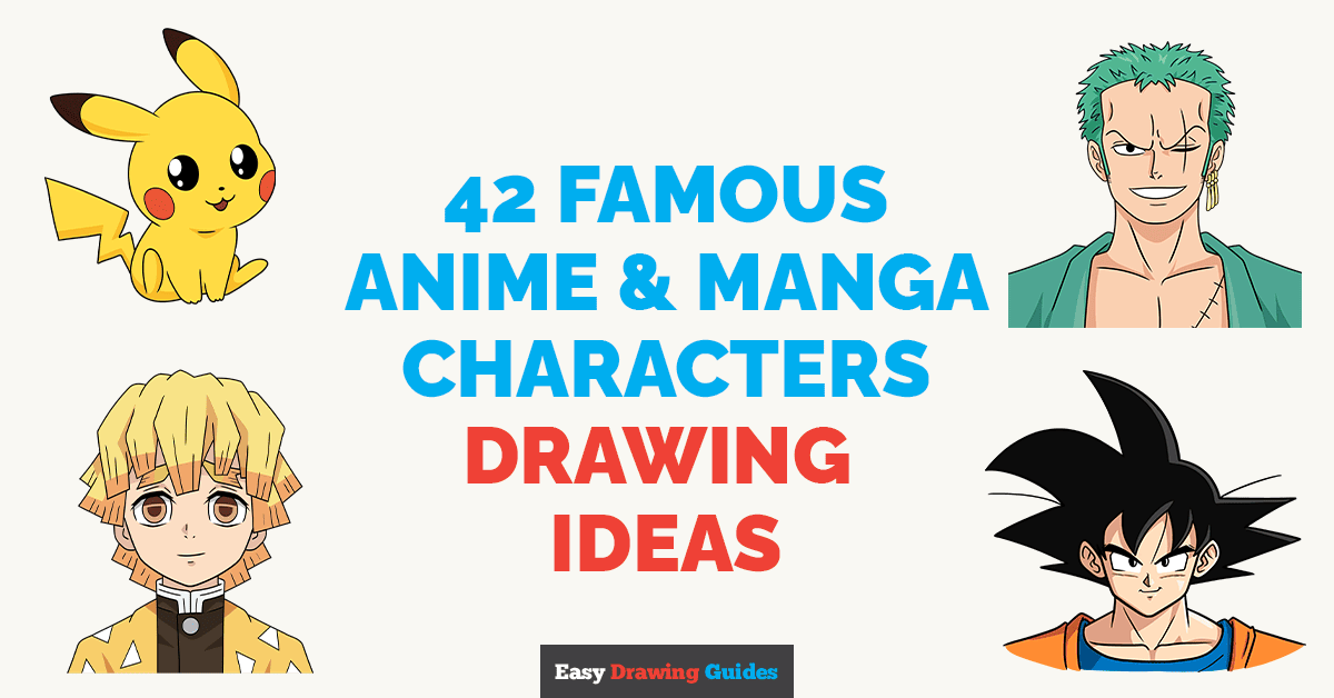 42 Famous Anime and Manga Characters: Featured Image