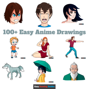 100+ Easy Anime Drawings