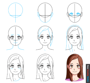 How to Draw Anime for Beginners: 100+ Easy & Free Step-by-Step Tutorials