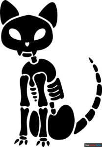 How to Draw a Cat Skeleton Featured Image 662x346
