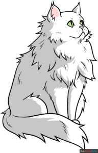 How to Draw a Fluffy Persian Cat Featured Image