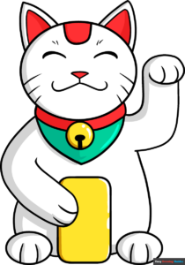 How to Draw a Lucky Cat Featured Image