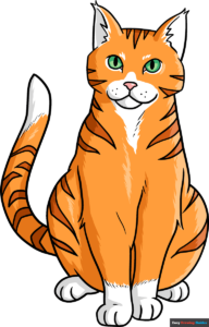 How to Draw an Orange Tabby Cat Featured Image
