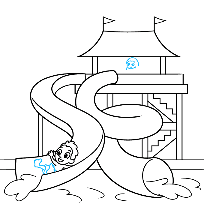 How To Draw A Water Slide Really Easy Drawing Tutorial How To Draw A Water Slide Really Easy Drawing Tutorial