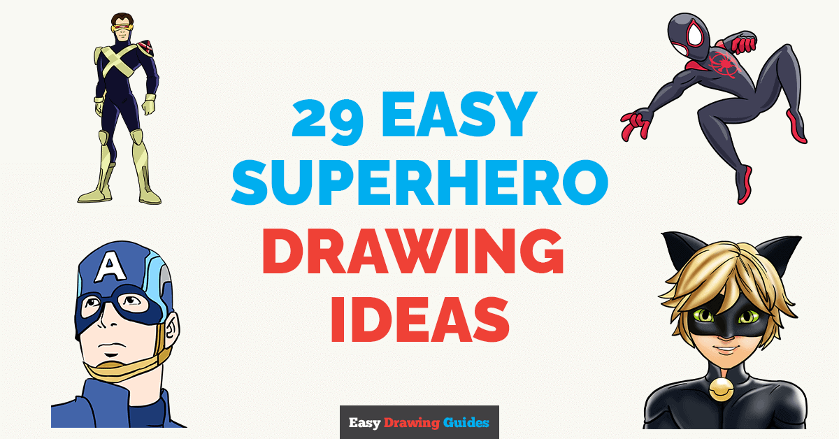 cool superhero drawings