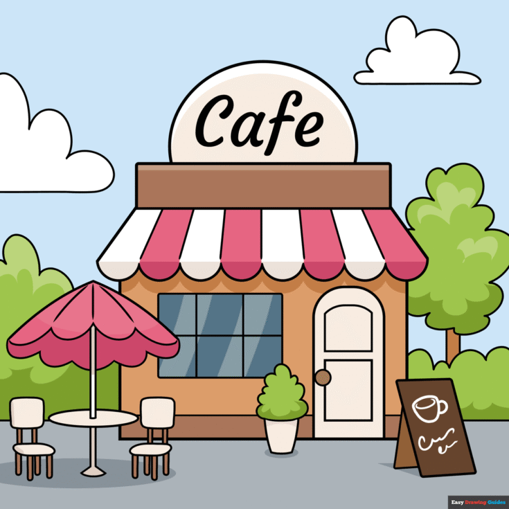 How to Draw a Cafe Featured Image